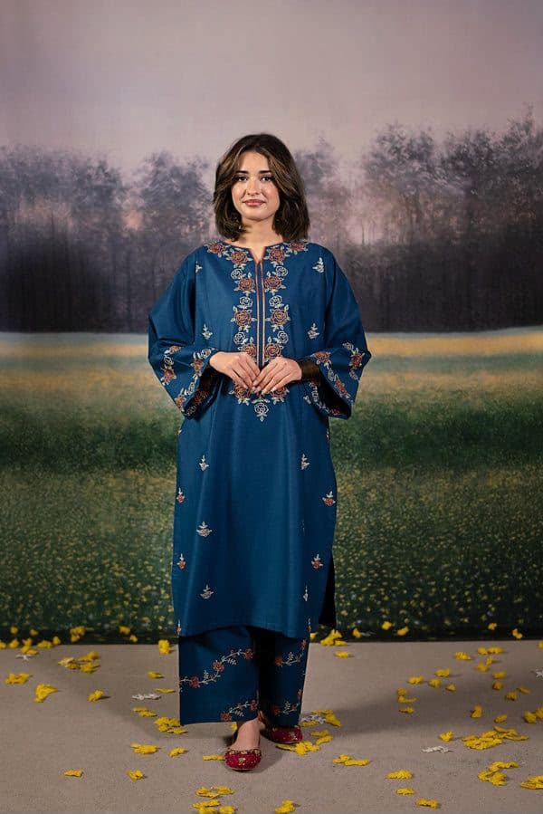 Front Embroidered Lawn 2PC