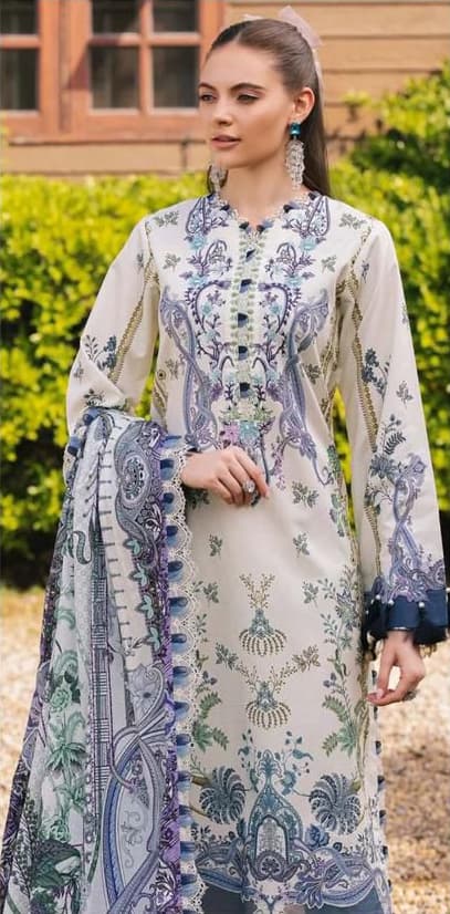 Digital Print Airjet Slub Lawn - JADE