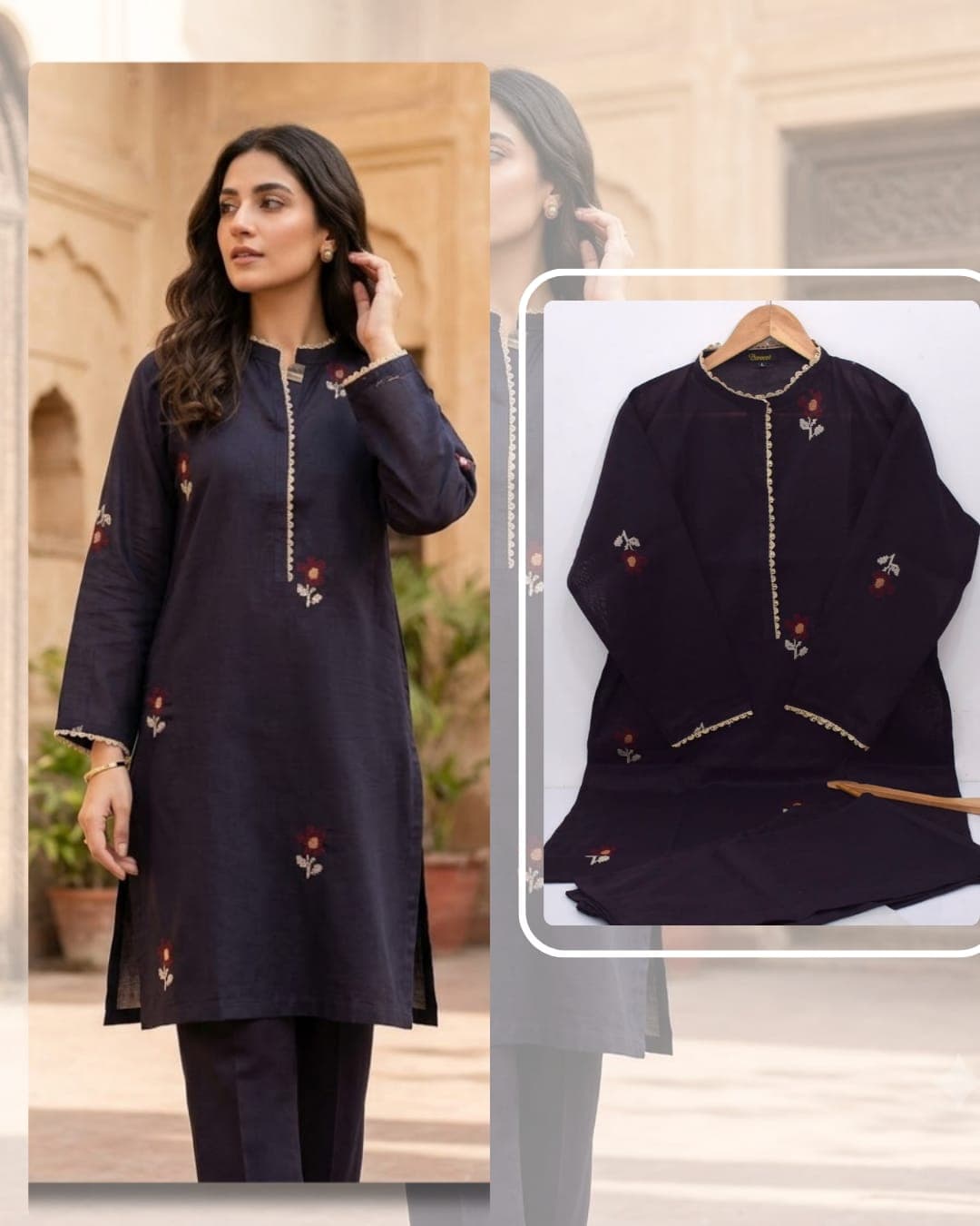 Bareeze Ready-to-Wear Embroidered Lawn 2PC - Plum