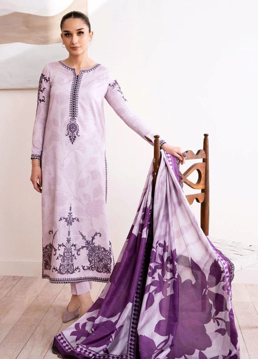 Digital Printed Swiss Voil 3PC - Binilyyas
