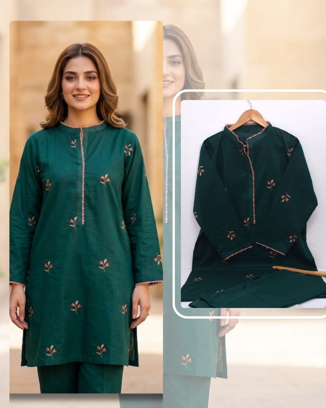 Bareeze Ready-to-Wear Embroidered Lawn 2PC - Emerald Green
