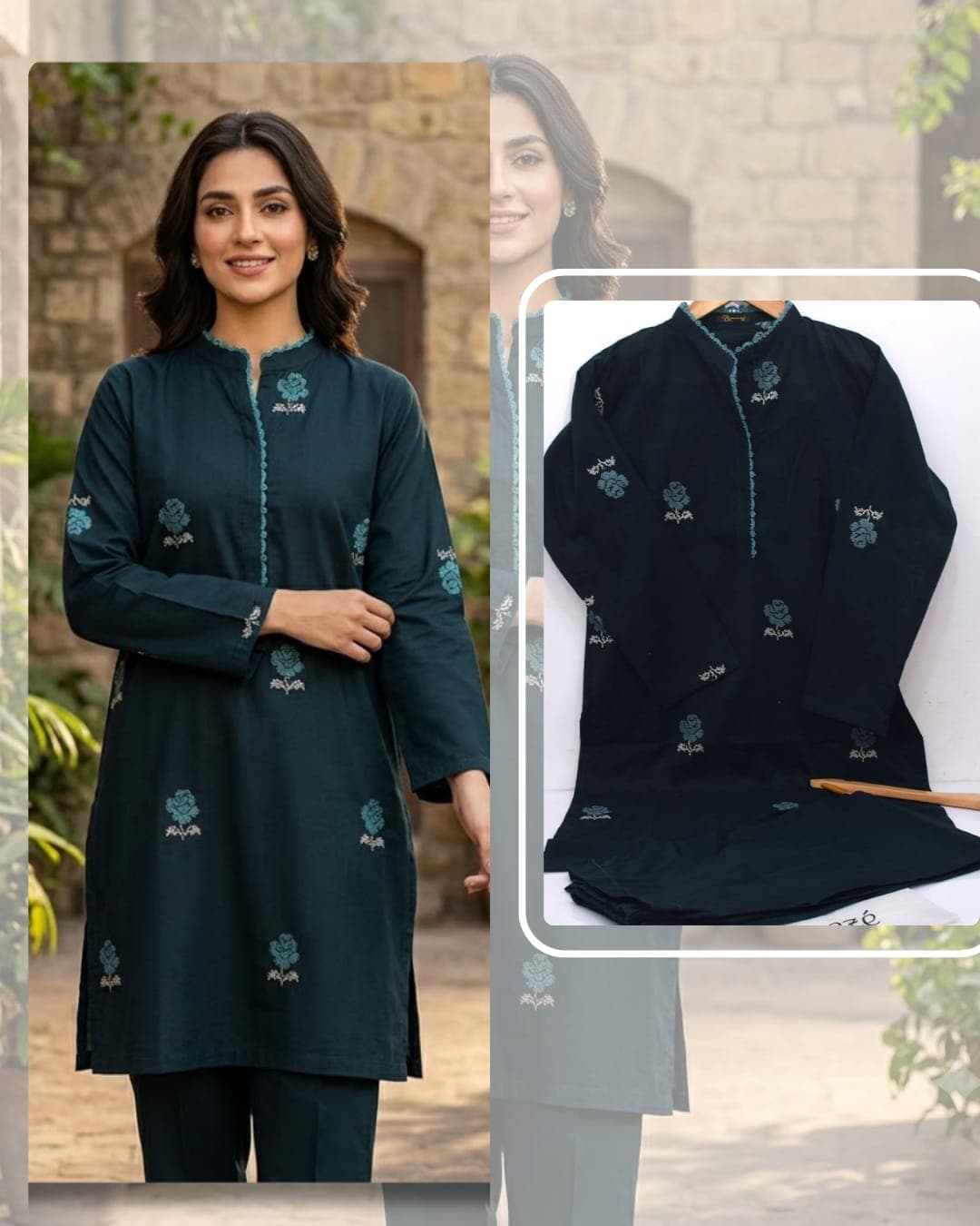 Bareeze Ready-to-Wear Embroidered Lawn 2PC - Teal