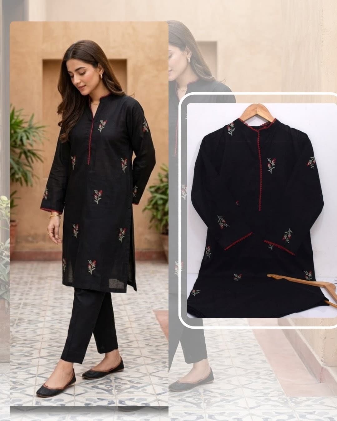Bareeze Ready-to-Wear Embroidered Lawn 2PC - Black