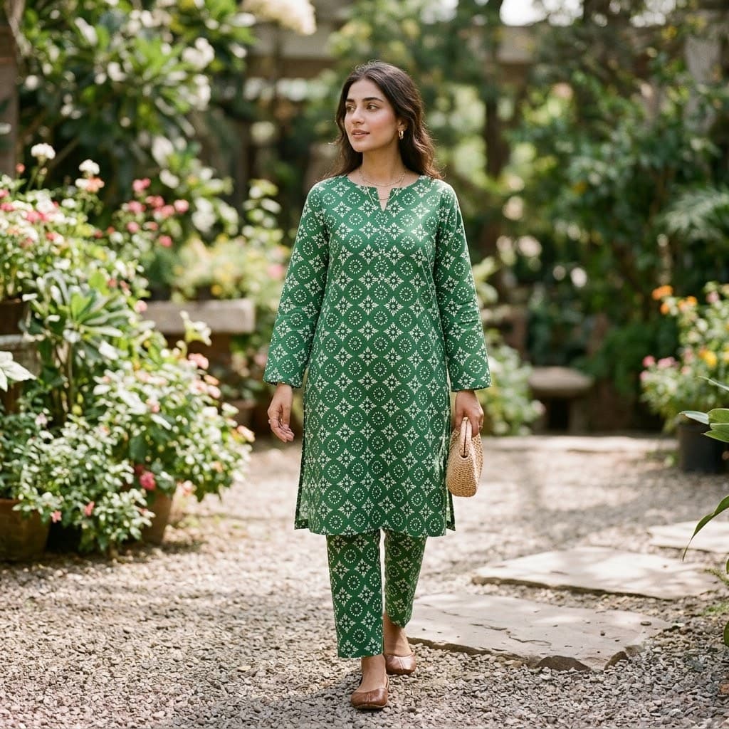 Bandhani Medallion 2-Piece Lawn - Nishat